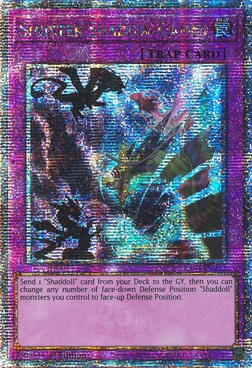 Sinister Shadow Games [RA04-EN232] Quarter Century Secret Rare