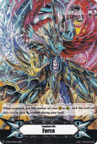 Imaginary Gift [Force] // [Imaginary Gift [Force II] Double-sided Gift Marker - Revenger, Raging Form Dragon (2022) (V-GM/0147EN 2022) [Gift Markers]
