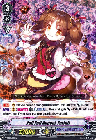 Full Full Appeal, Farlull (Parallel Foil) (V-TD08/001EN) [Schokolade Melody]