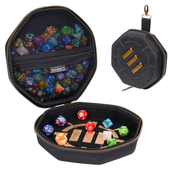 Case: ENHANCE Tabletop Dice Case- Black