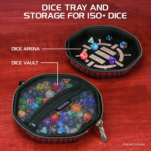 Case: ENHANCE Tabletop Dice Case- Red, Collector's Edition