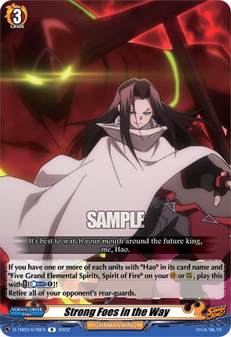 Strong Foes in the Way (D-TB03/078EN) [Shaman King]