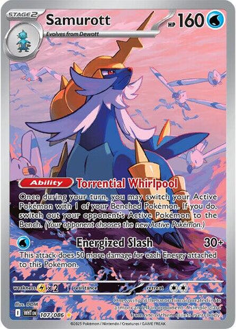 Samurott (104/086) [Scarlet & Violet: White Flare]