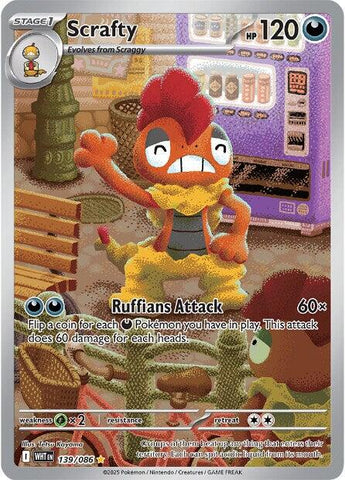Scrafty (137/086) [Scarlet & Violet: White Flare]