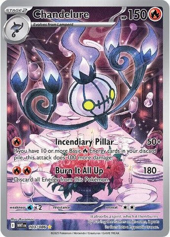 Chandelure (102/086) [Scarlet & Violet: Black Bolt]