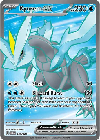 Kyurem ex (160/086) [Scarlet & Violet: Black Bolt]