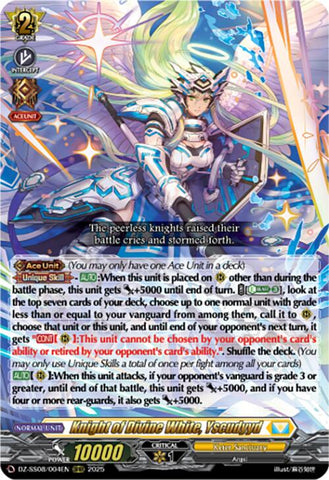 Knight of Divine White, Yscudyyd (DZ-SS08/004EN) [DZ-SS08: Festival Booster 2025]