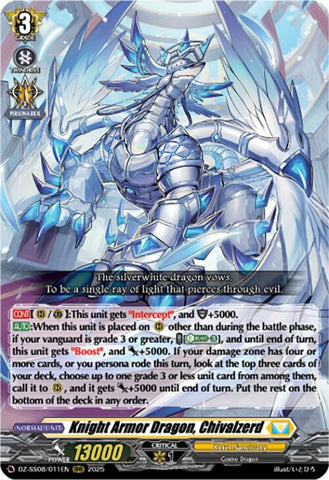 Knight Armor Dragon, Chivalzerd (RRR) (DZ-SS08/011EN) [DZ-SS08: Festival Booster 2025]