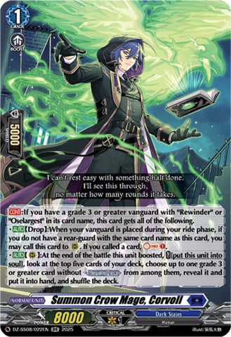 Summon Crow Mage, Corvoll (DZ-SS08/022EN) [DZ-SS08: Festival Booster 2025]