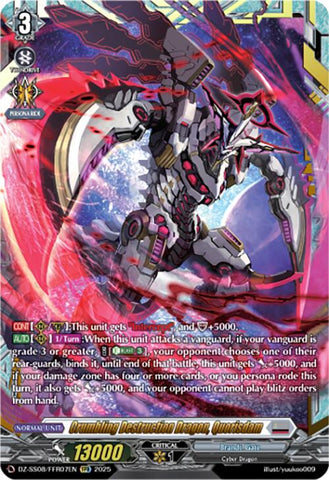 Crumbling Destruction Dragon, Quorisdam (DZ-SS08/FFR07EN) [DZ-SS08: Festival Booster 2025]
