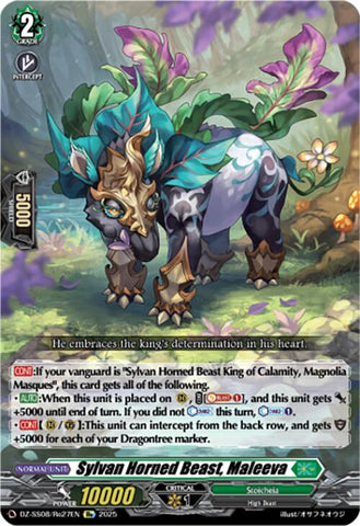 Sylvan Horned Beast, Maleeva (DZ-SS08/Re27EN) [DZ-SS08: Festival Booster 2025]