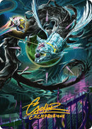 Quantum Riddler Art Card (Gold-Stamped Signature) [Edge of Eternities Art Series]