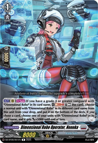 Dimensional Robo Operator, Nonoka (DZ-BT09/051EN) [Super Brave Detonation]