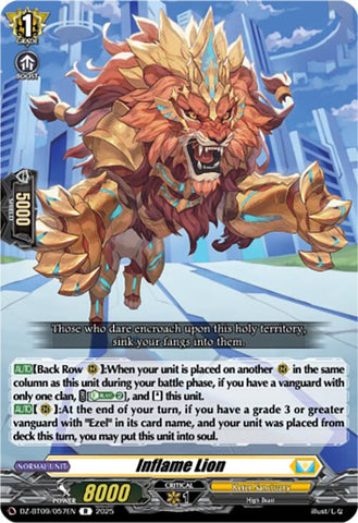 Inflame Lion (DZ-BT09/057EN) [Super Brave Detonation]