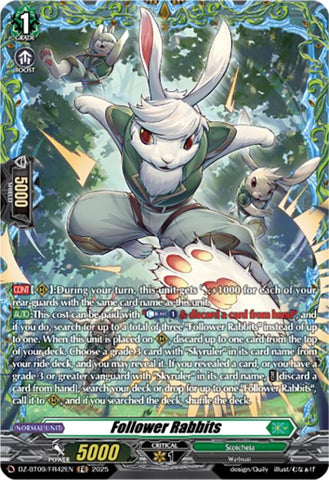 Follower Rabbits (DZ-BT09/FR42EN) [Super Brave Detonation]