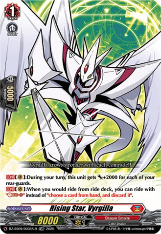 Rising Star, Vyrgilla (TDR) (DZ-SS09/003EN-R) [DZ-SS09: Zero Tendo Start Deck]