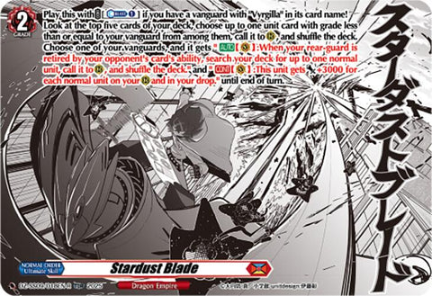 Stardust Blade (TDR) (DZ-SS09/018EN-R) [DZ-SS09: Zero Tendo Start Deck]