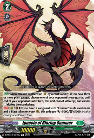 Ignacio of Blazing Summer (DZ-SS10/007EN) [DZ-SS10: Shiki Otei Start Deck]