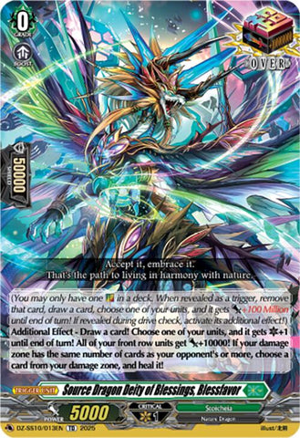 Source Dragon Deity of Blessings, Blessfavor (DZ-SS10/013EN) [DZ-SS10: Shiki Otei Start Deck]