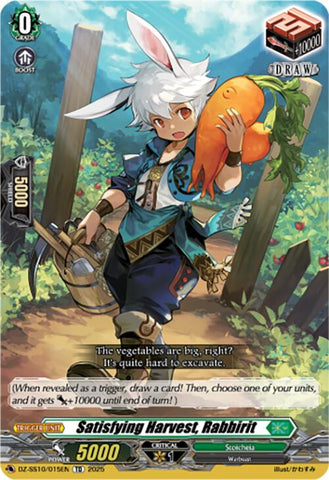 Satisfying Harvest, Rabbirit (DZ-SS10/015EN) [DZ-SS10: Shiki Otei Start Deck]