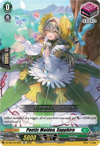 Poetic Maiden, Sapphira (DZ-SS10/016EN) [DZ-SS10: Shiki Otei Start Deck]