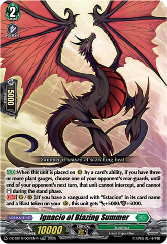 Ignacio of Blazing Summer (TDR) (DZ-SS10/007EN-R) [DZ-SS10: Shiki Otei Start Deck]