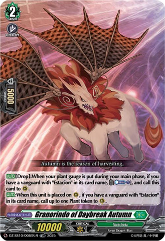 Granorindo of Daybreak Autumn (TDR) (DZ-SS10/008EN-R) [DZ-SS10: Shiki Otei Start Deck]