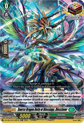 Source Dragon Deity of Blessings, Blessfavor (TDR) (DZ-SS10/013EN-R) [DZ-SS10: Shiki Otei Start Deck]