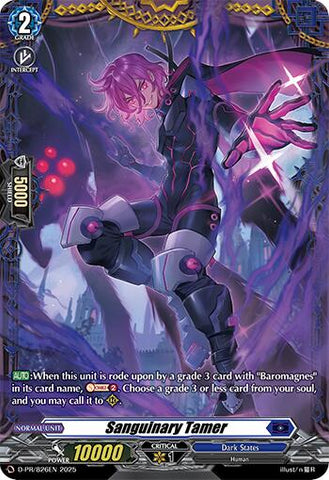 Sanguinary Tamer (D-PR/826EN) [D Promo Cards]