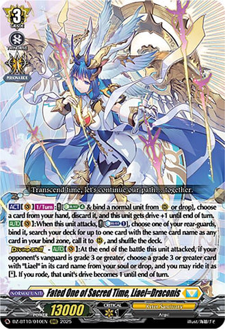 Fated One of Sacred Time, Liael=Draconis (DZ-BT10/010EN) [Dragonsoul Resonance]