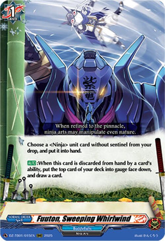 Fuuton, Sweeping Whirlwind (DZ-TB01/015EN) (DZ-TB01/015EN) [Future Card Buddyfight]