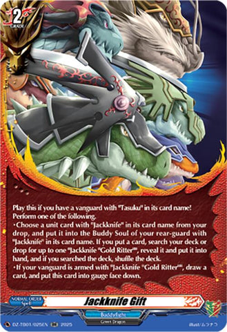 Jackknife Gift (DZ-TB01/025EN) (DZ-TB01/025EN) [Future Card Buddyfight]