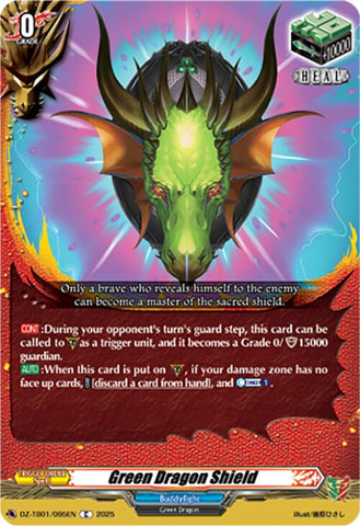 Green Dragon Shield (DZ-TB01/095EN) (DZ-TB01/095EN) [Future Card Buddyfight]