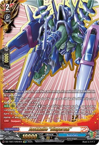 Jackknife "Dispersal" (DZ-TB01/KR04EN) (DZ-TB01/KR04EN) [Future Card Buddyfight]