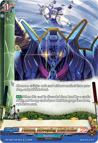 Fuuton, Sweeping Whirlwind (DZ-TB01/KR15EN) (DZ-TB01/KR15EN) [Future Card Buddyfight]