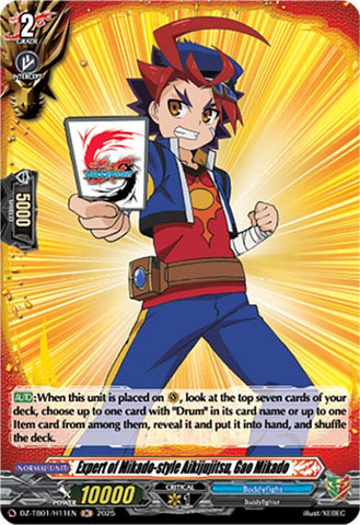 Expert of Mikado-style Aikijujitsu, Gao Mikado (DZ-TB01/H11EN) (DZ-TB01/H11EN) [Future Card Buddyfight]
