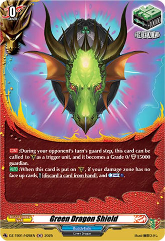 Green Dragon Shield (DZ-TB01/H26EN) (DZ-TB01/H26EN) [Future Card Buddyfight]