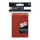 Ultra PRO: Standard 50ct Sleeves - PRO-Matte (Red)