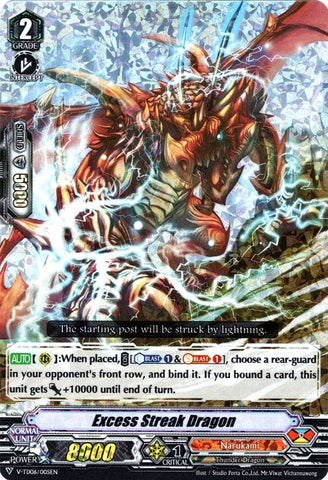 Excess Streak Dragon (Parallel Foil) (V-TD06/005EN) [Naoki Ishida]