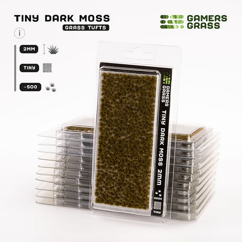 Grass Tufts: Tiny Tufts- Dark Moss- Tiny