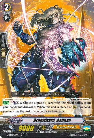 Dragwizard, Gaunan (G-BT14/058EN) [Divine Dragon Apocrypha]