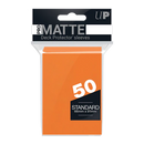 PRO-Matte Standard Deck Protector Sleeves orange