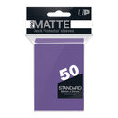 PRO-Matte Standard Deck Protector Sleeves purple