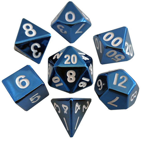 7-Die Set Metal: Blue Painted