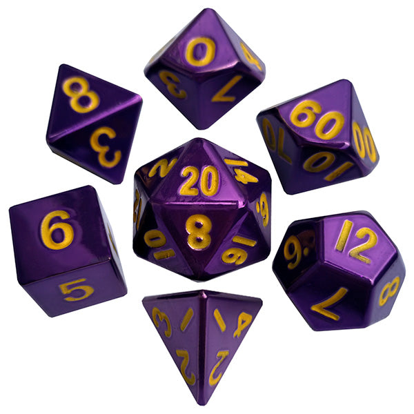 7-Die Set Metal: Purple Painted