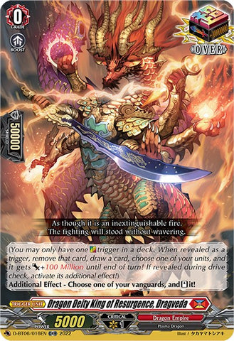 Dragon Deity King of Resurgence, Dragveda (D-BT06/016EN) [Blazing Dragon Reborn]