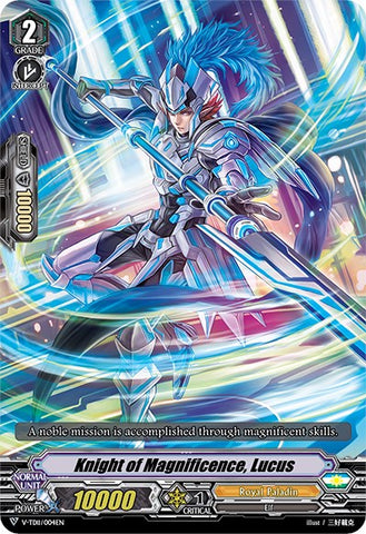 Knight of Magnificence, Lucus (V-TD11/004EN) [Altmile]