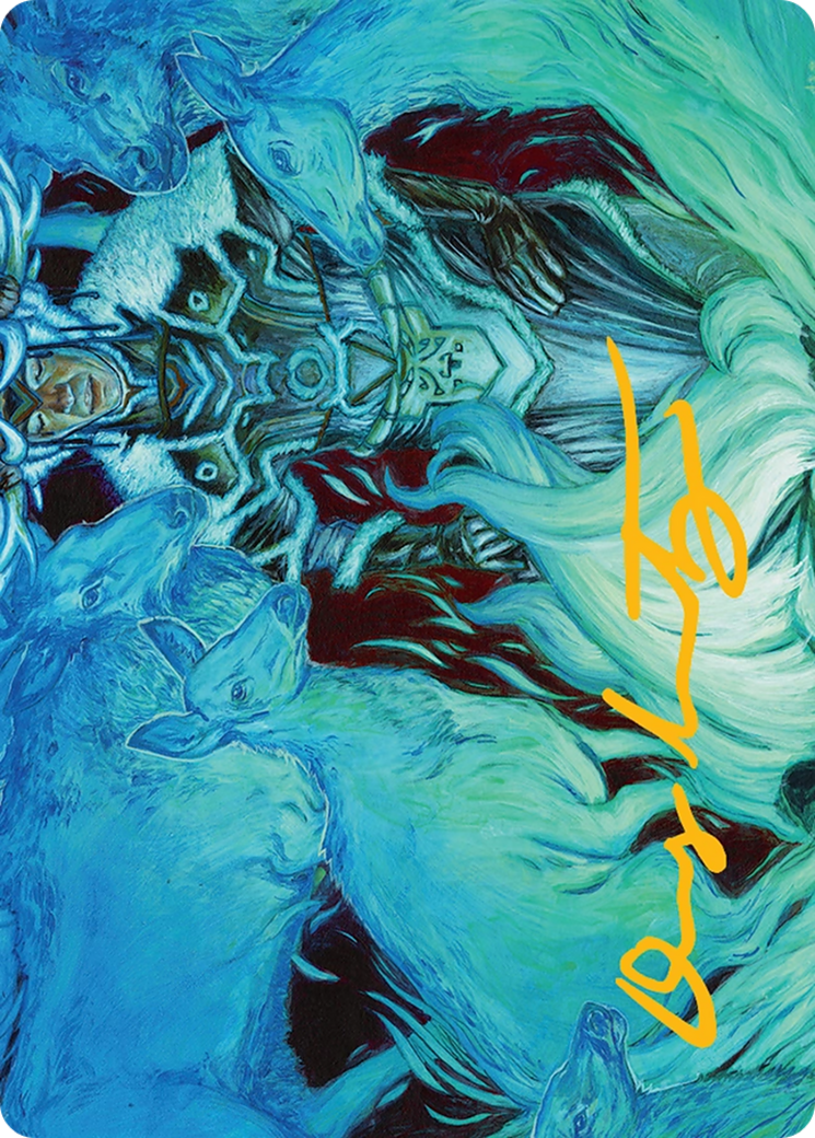 Unending Whisper Art Card (9/54) [Tarkir: Dragonstorm Art Series]