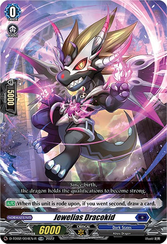 Jewelias Dracokid (D-TD02/004EN-R) [D-TD02: Michiru Hazama -Demonic Jewel Dragon of the Four Flames-]