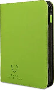 Card Guardian - 9 Pocket Premium Binder (Lime Green)